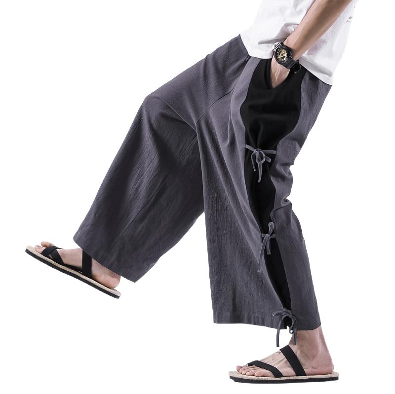 Linen Pant Wide - Celana panjang pria ukuran besar untuk