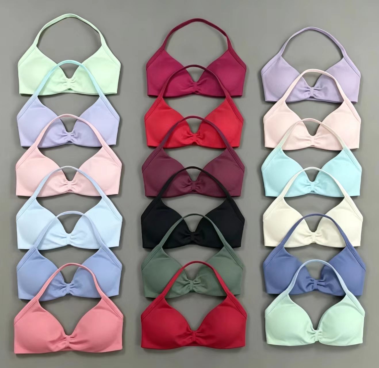 Crop Top Crochet - Bra Olahraga DF Push Up dengan
