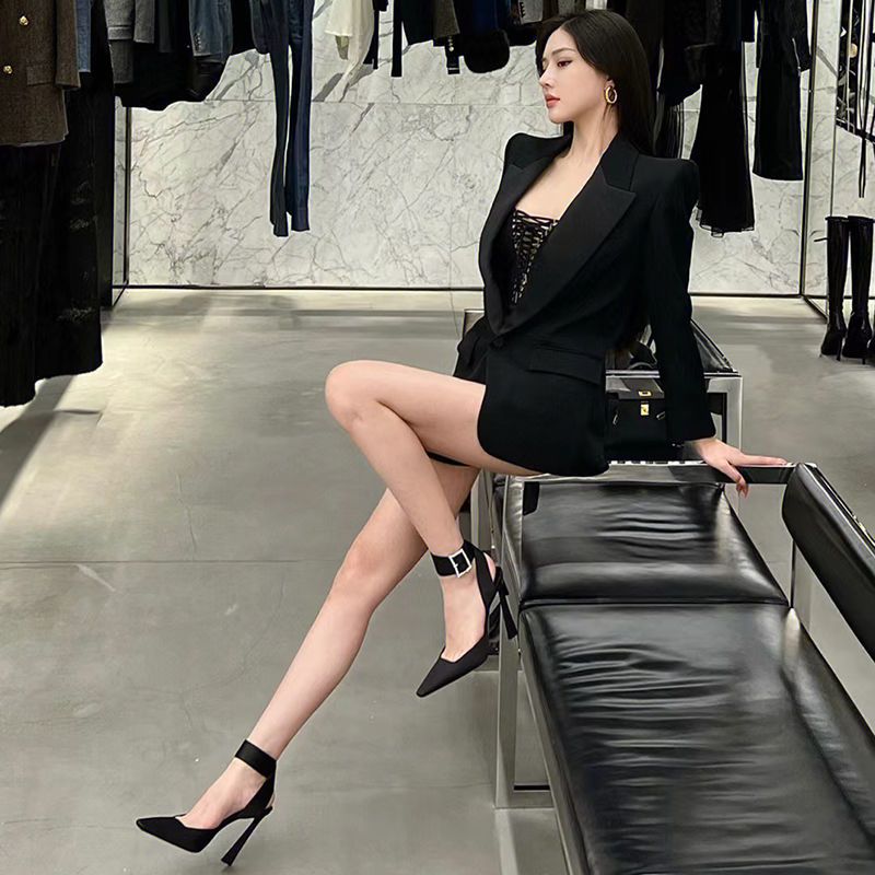 Sandal Wanita Musim Semi Panas - Sandal Strappy Heeled ulasan dan harga