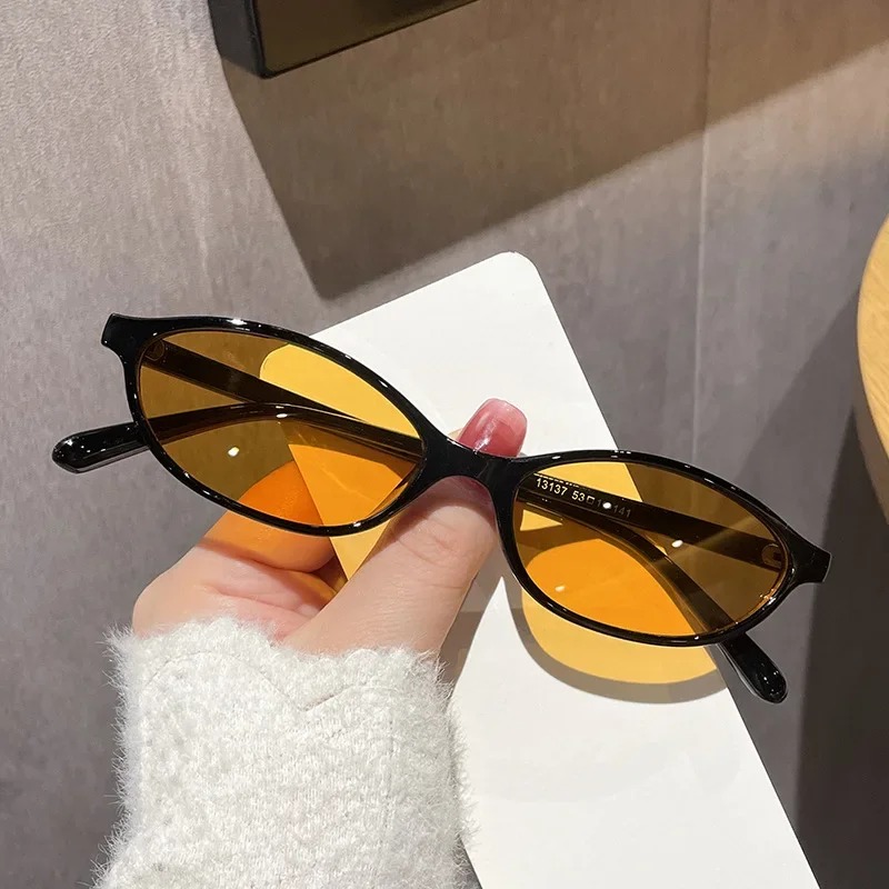 Kacamata Hitam Oval Kecil Retr - Sunglasses Cat Eye ulasan dan harga