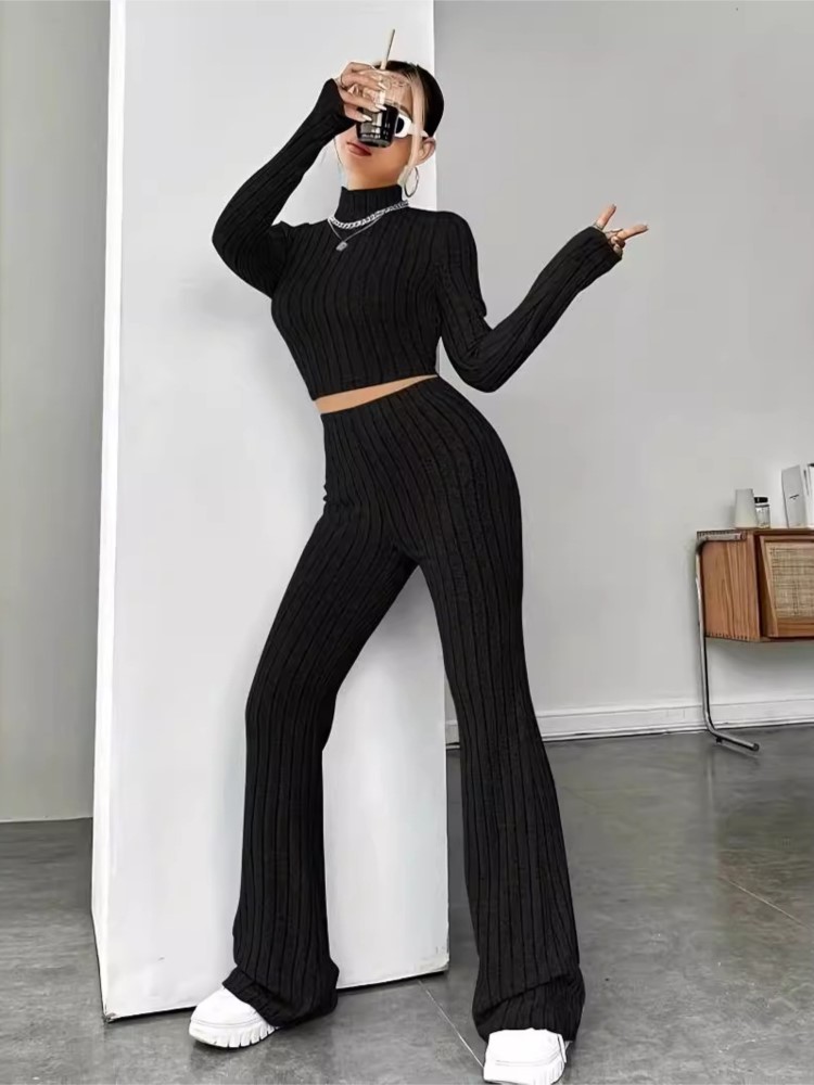 Setelan Rajut 2 Potong Wanita, - Crop Top Crochet ulasan dan harga