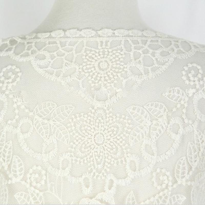 Kardigan Kimono depan terbuka  - Kimono Sheer Floral ulasan dan harga