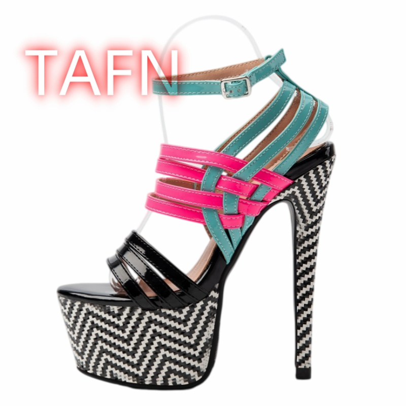 Sandal platform hak tinggi mod - Sandal Strappy Heeled ulasan dan harga