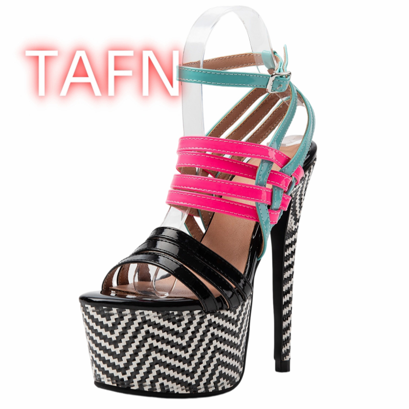 Sandal platform hak tinggi mod - Sandal Strappy Heeled ulasan dan harga