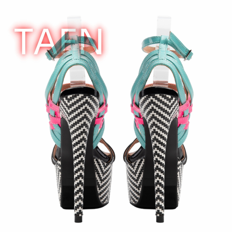 Sandal platform hak tinggi mod - Sandal Strappy Heeled ulasan dan harga