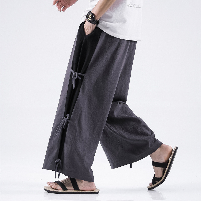 Celana panjang pria ukuran bes - Linen Pant Wide ulasan dan harga