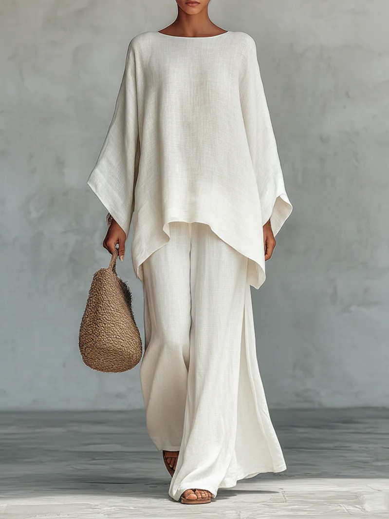 Model Baru Eropa dan Amerika 2 - Linen Pant Wide ulasan dan harga